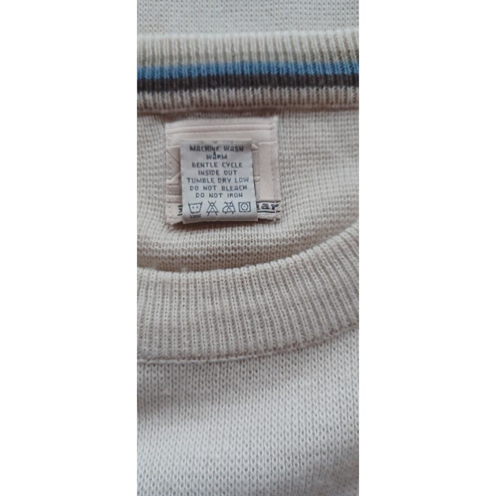 Men's Vintage 90s Y2K Striped Sweater "Extreme Exg" Pullover XL - Picture 7 of 7